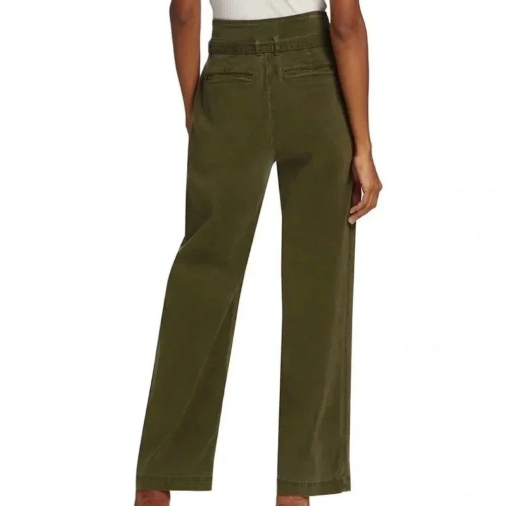 NWT FRAME Cinched High-Rise Wide-Leg Pants - Picture 2 of 8